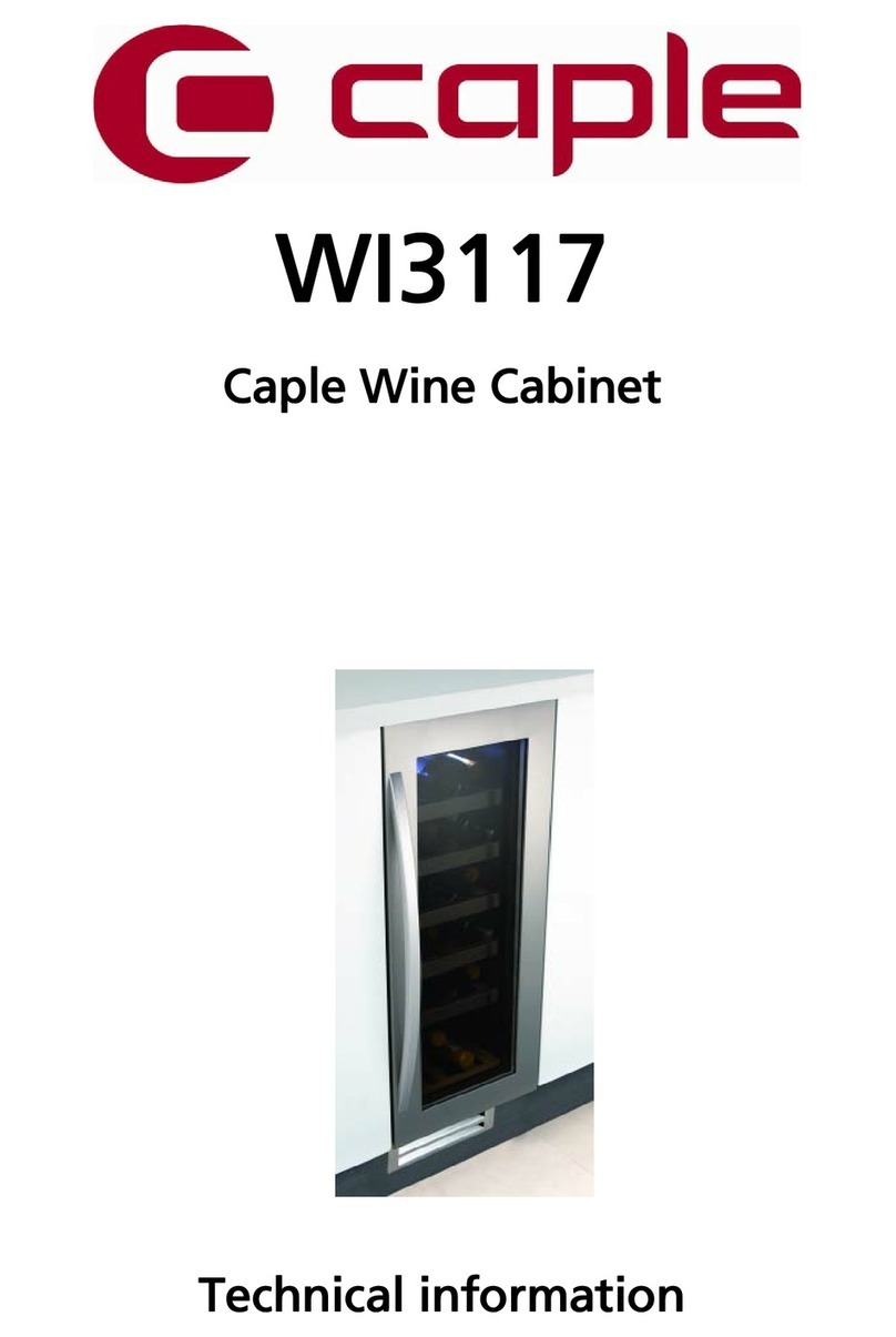 Caple WI3117 technical information