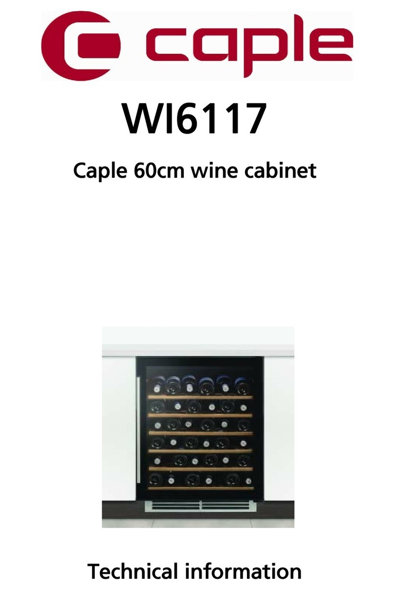 Caple WI6117 Manual
