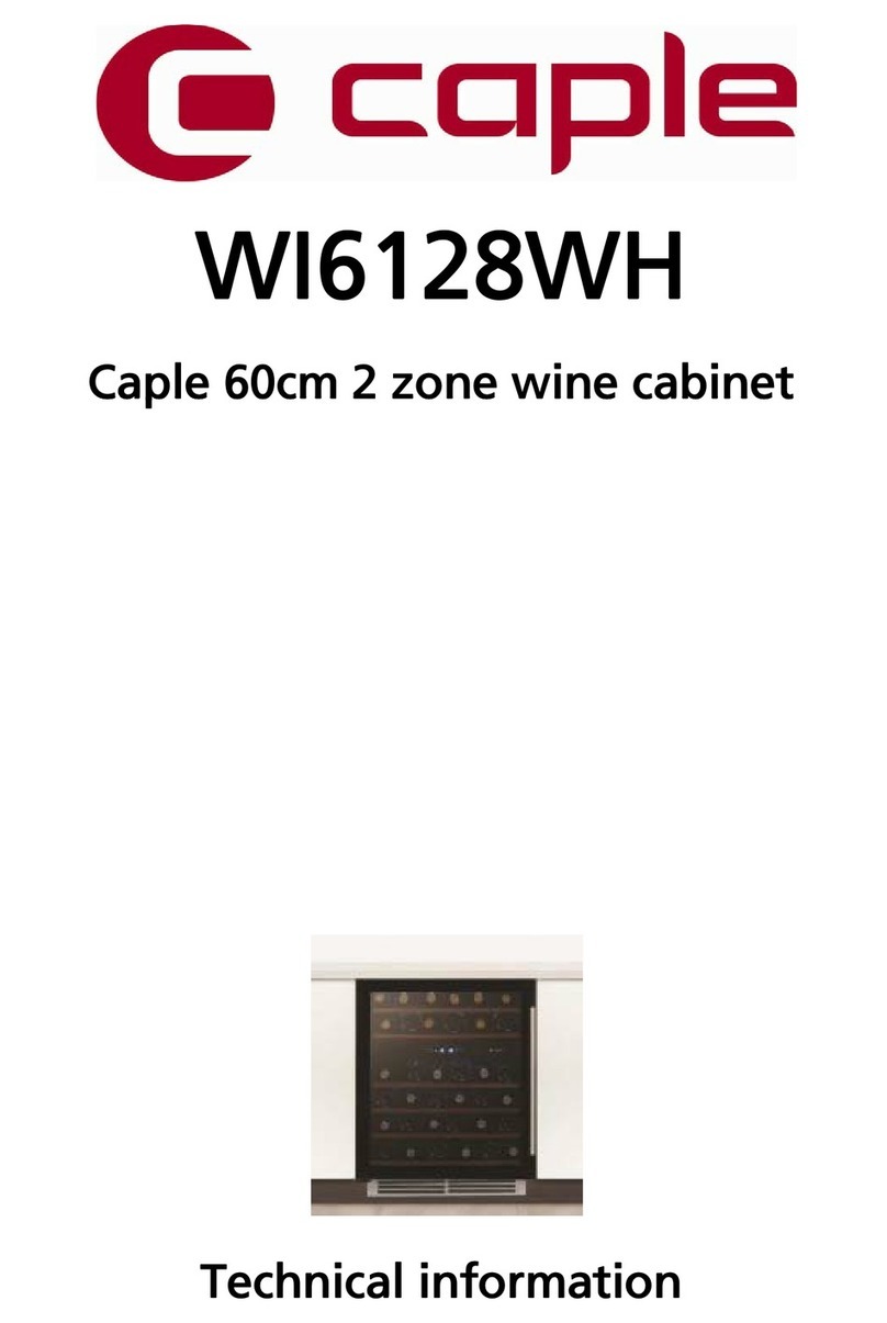 Caple WI6128WH Manual