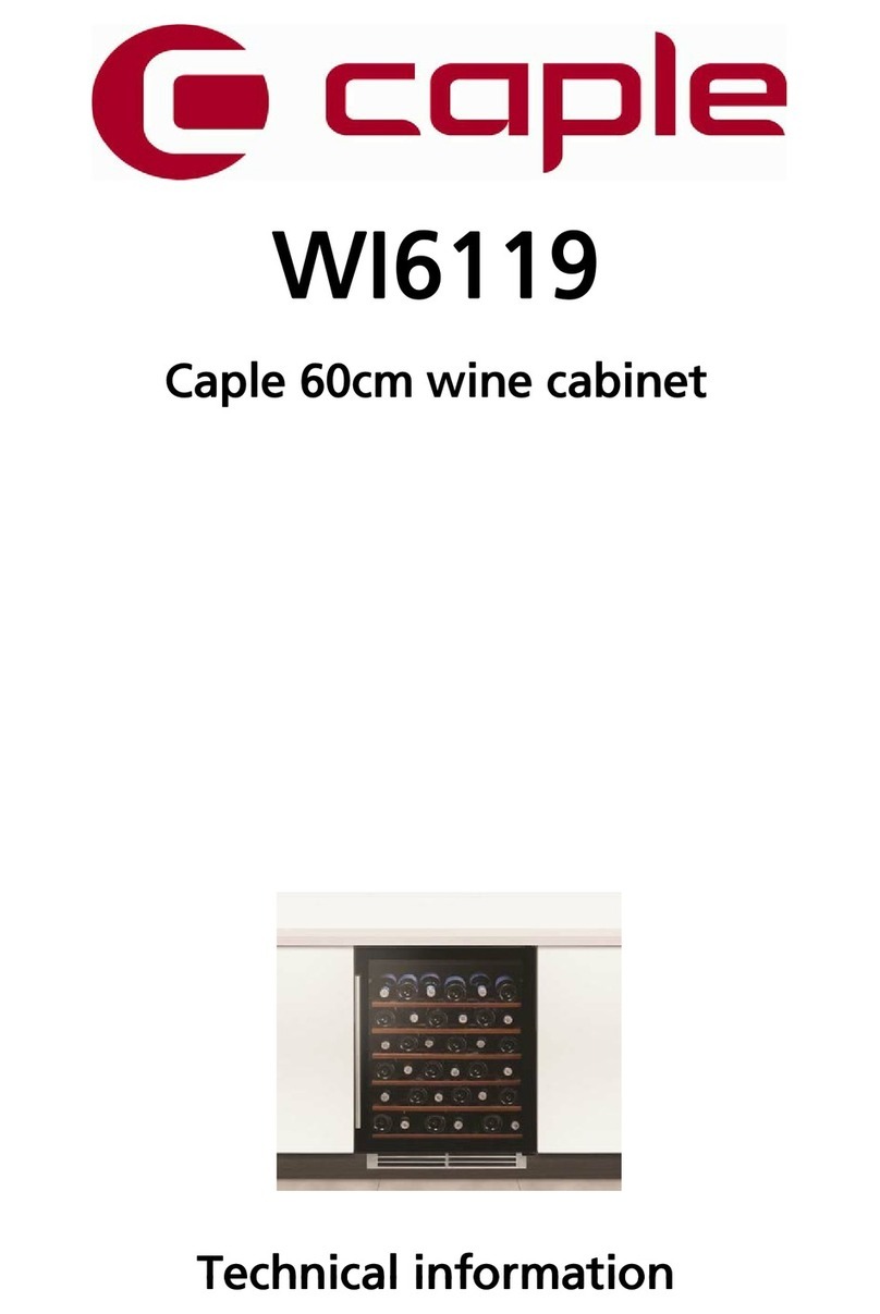 Caple WI6119 Manual