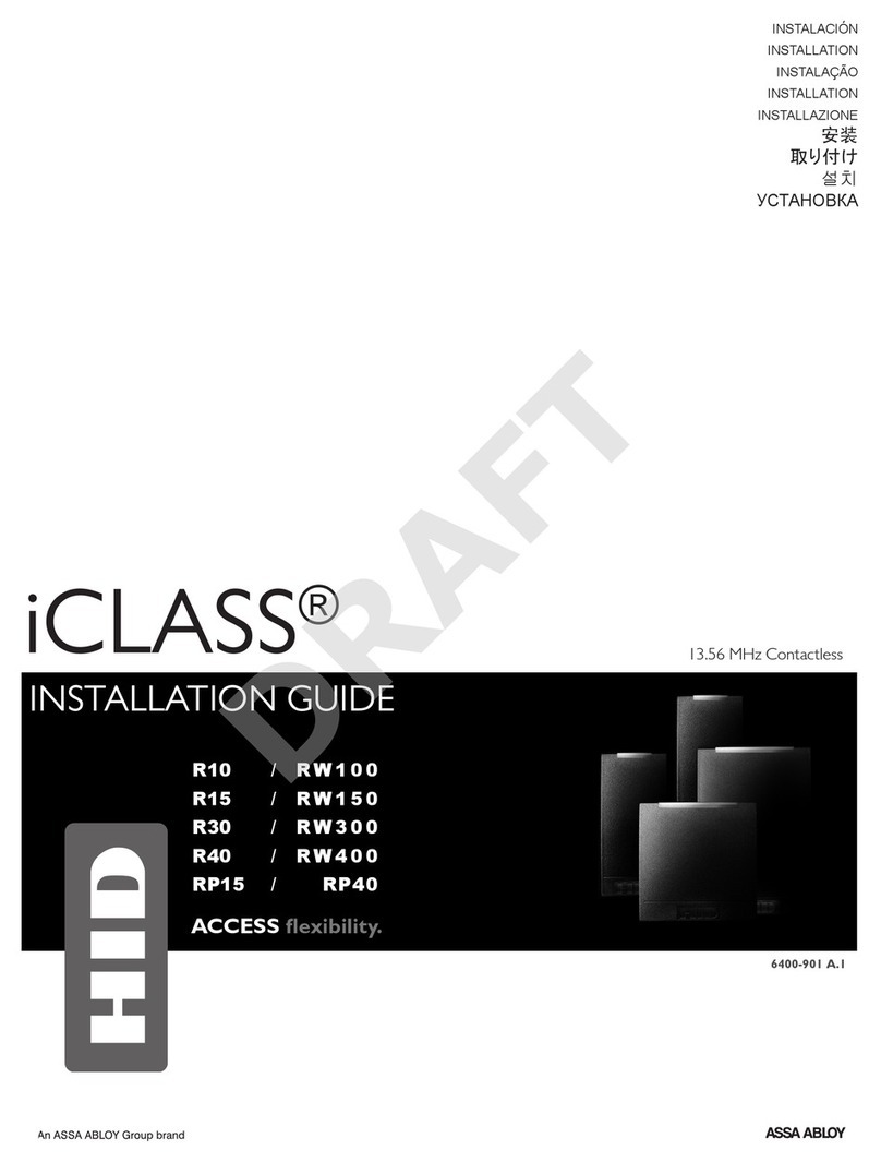 Assa Abloy R10 installation guide