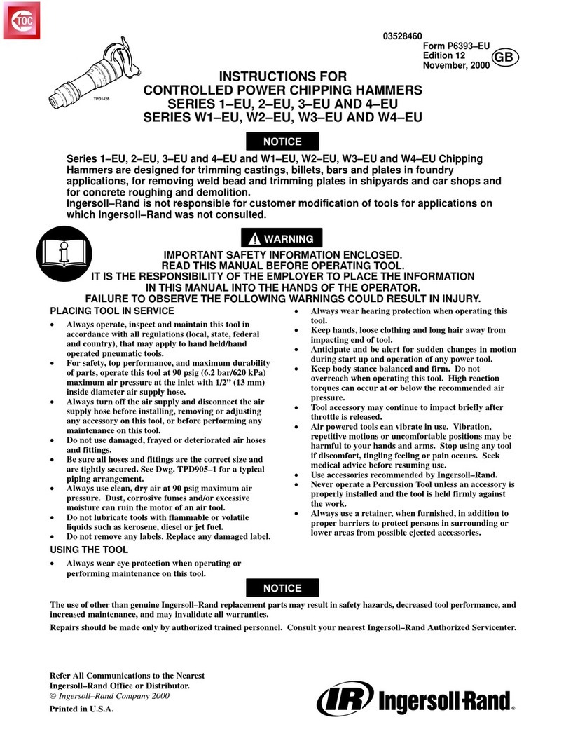 Ingersoll-Rand 1-EU Series User manual