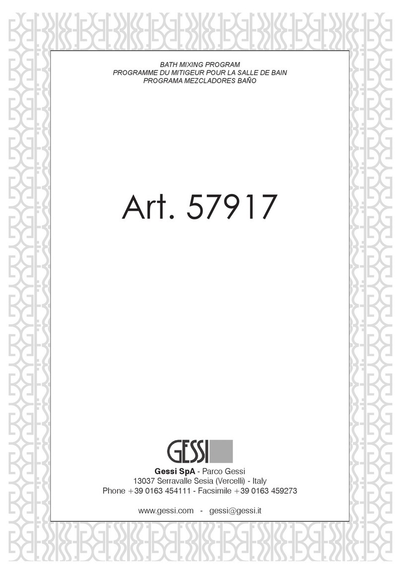 Gessi 57917 User manual