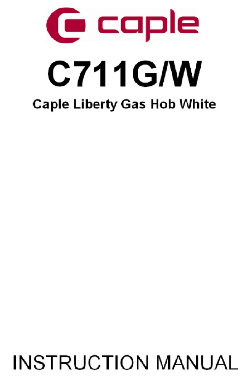 Caple C711G User manual