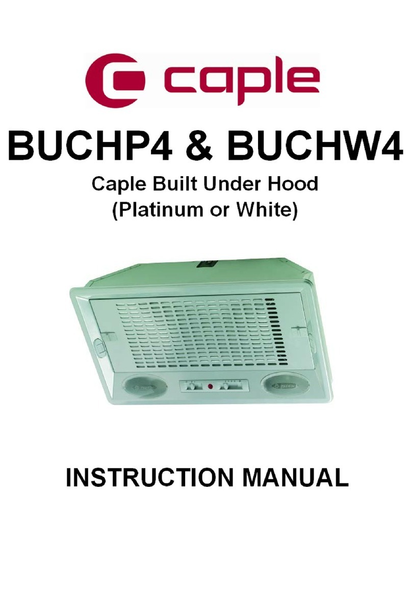 Caple BUCHP4 User manual