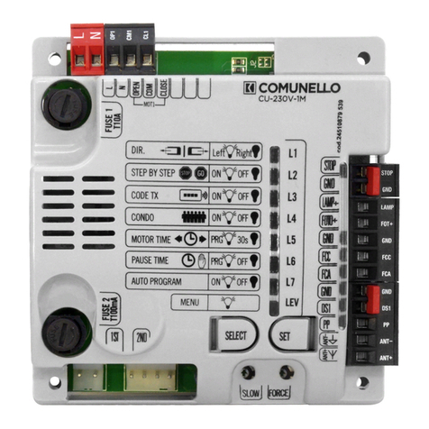 Comunello Automation CU-230V-1M User manual