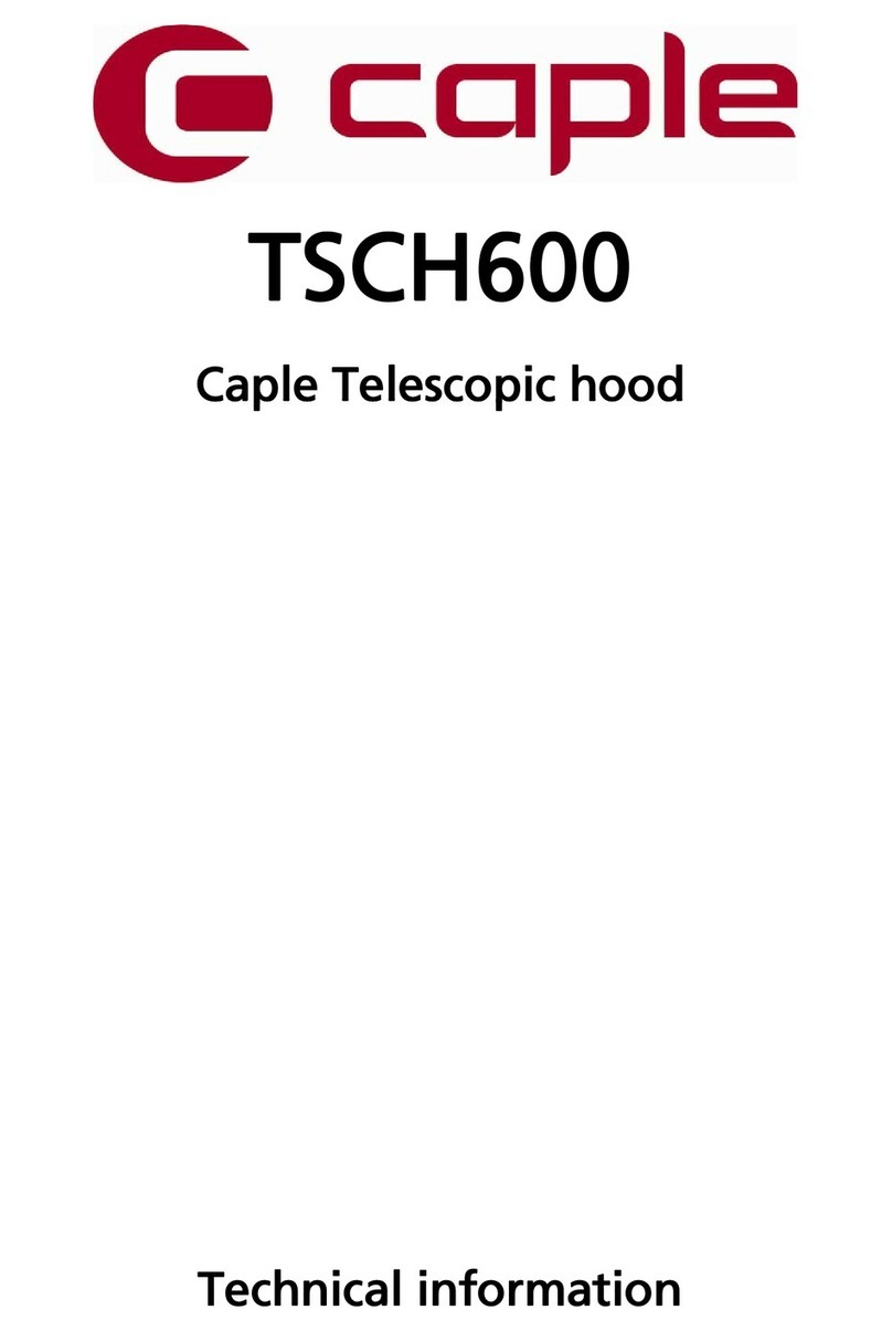Caple TSCH600 Manual