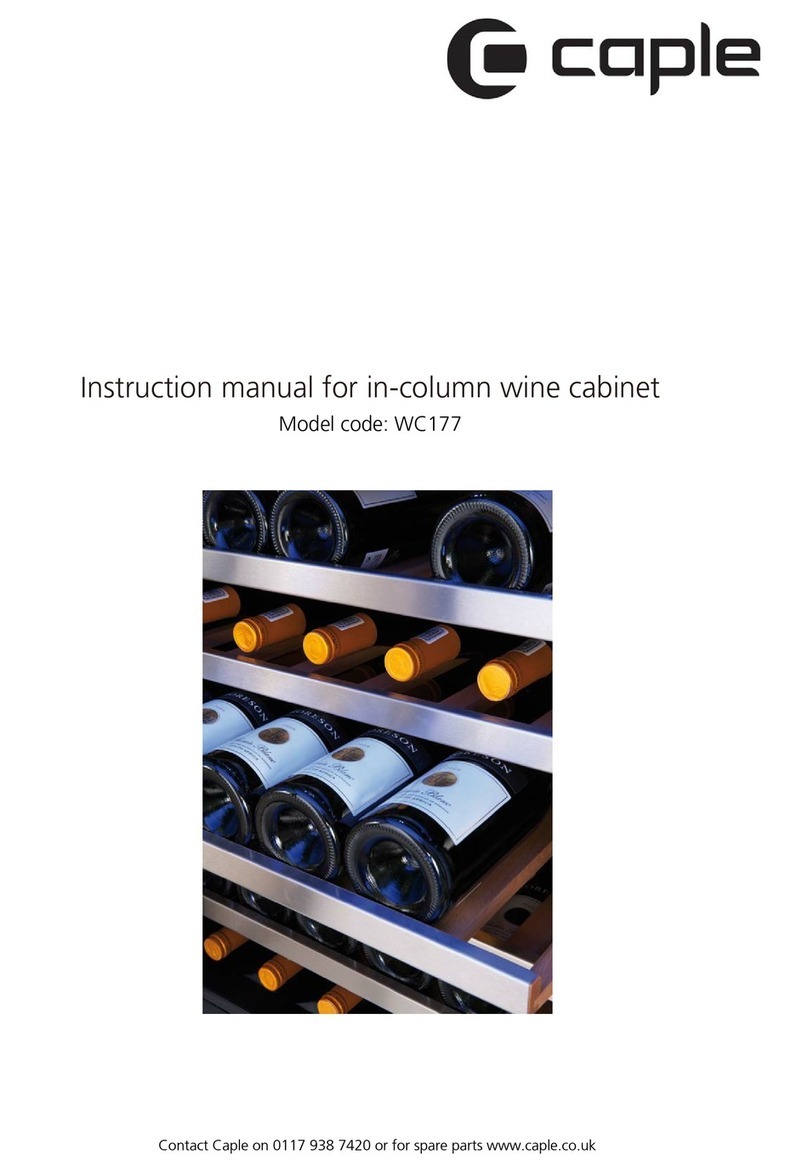 Caple WC177 User manual