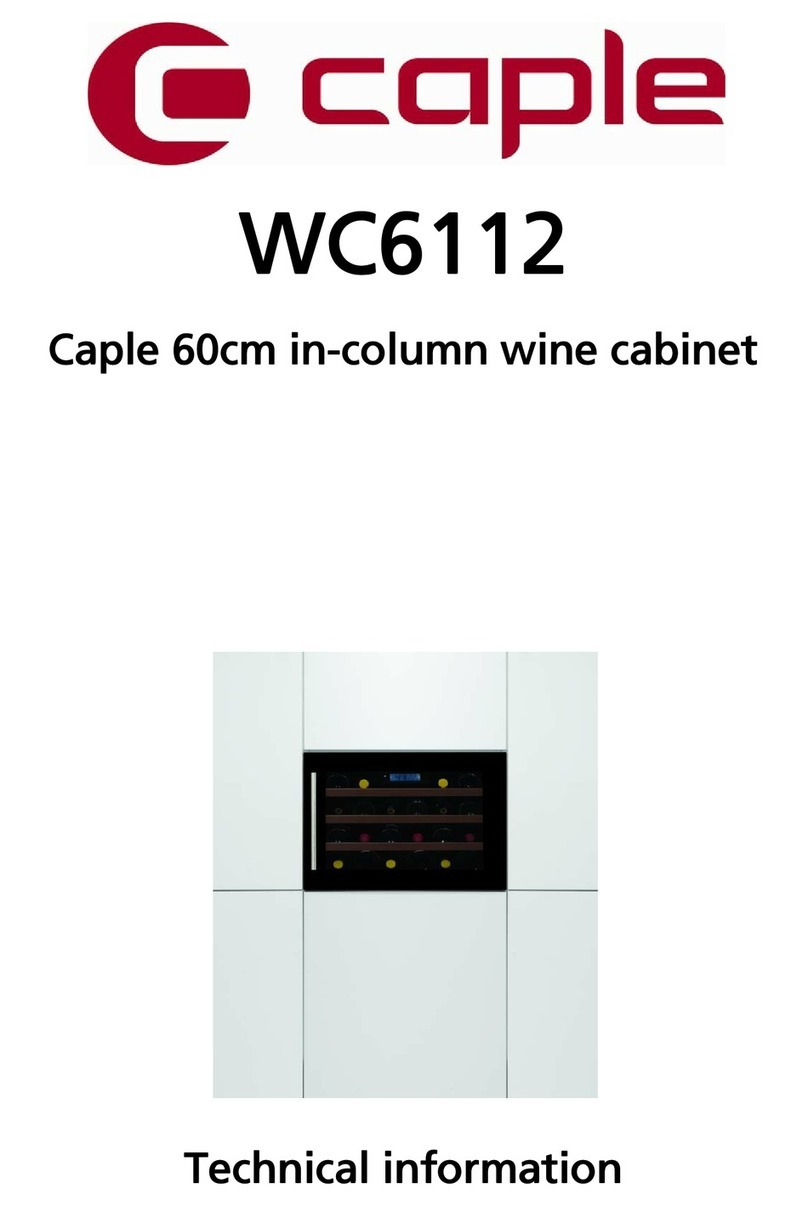 Caple WC6112 technical information