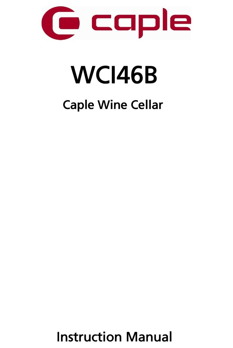 Caple WCi46B User manual