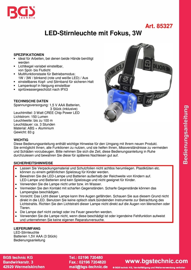 BGS technic 85327 User manual