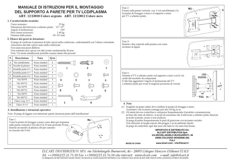 ELCART 12/23010 instruction manual