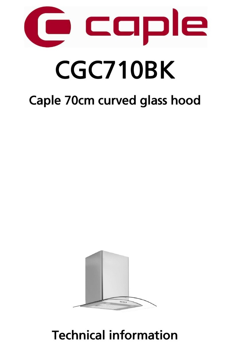 Caple CGC710BK Manual
