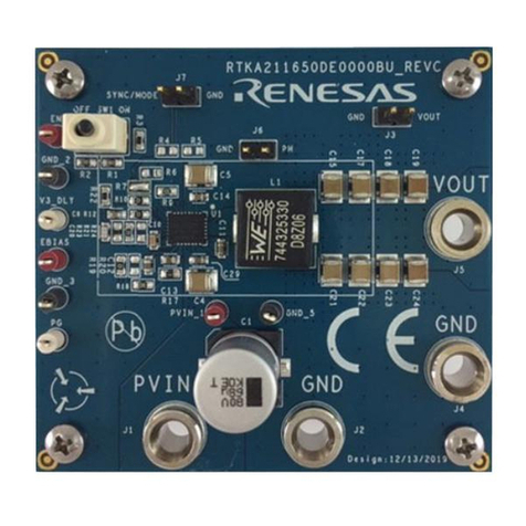 Renesas RTKA211650DE0000BU User manual