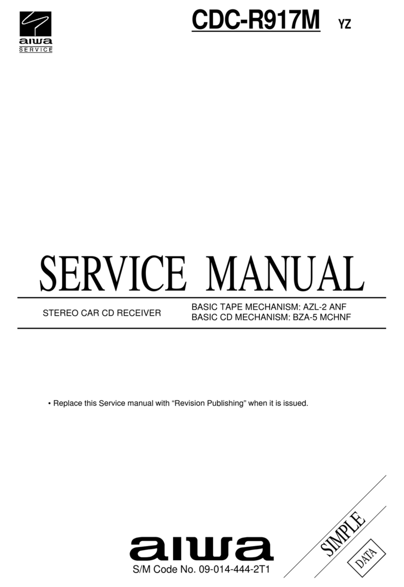 Aiwa CDC-R917M User manual