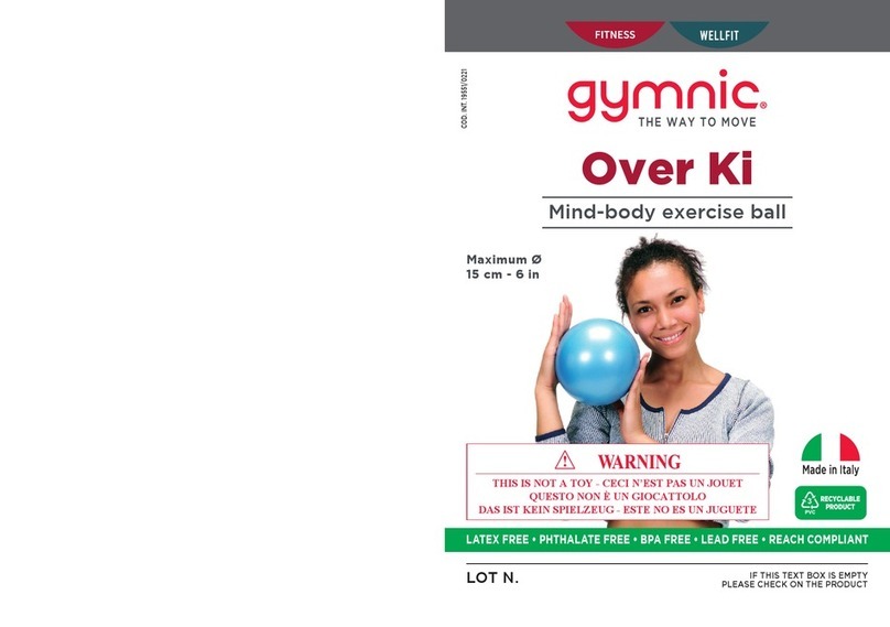 Gymnic Over Ki quick start guide