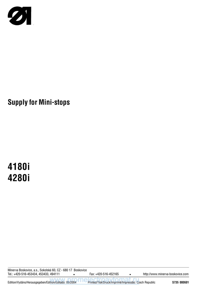 Minerva Boskovice 4180i 4280i quick start guide