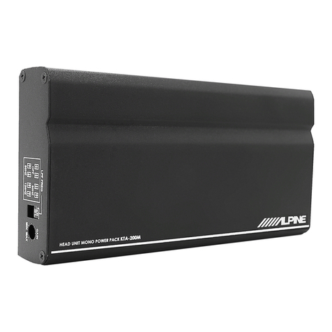 Alpine KTA-200M User manual