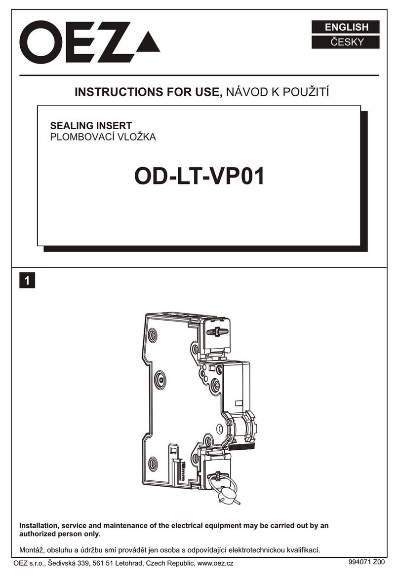 OEZ OD-LT-VP01 User manual