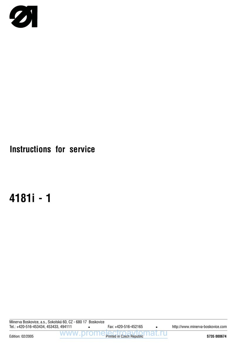 Minerva Boskovice 4181i-1 Instructions for service