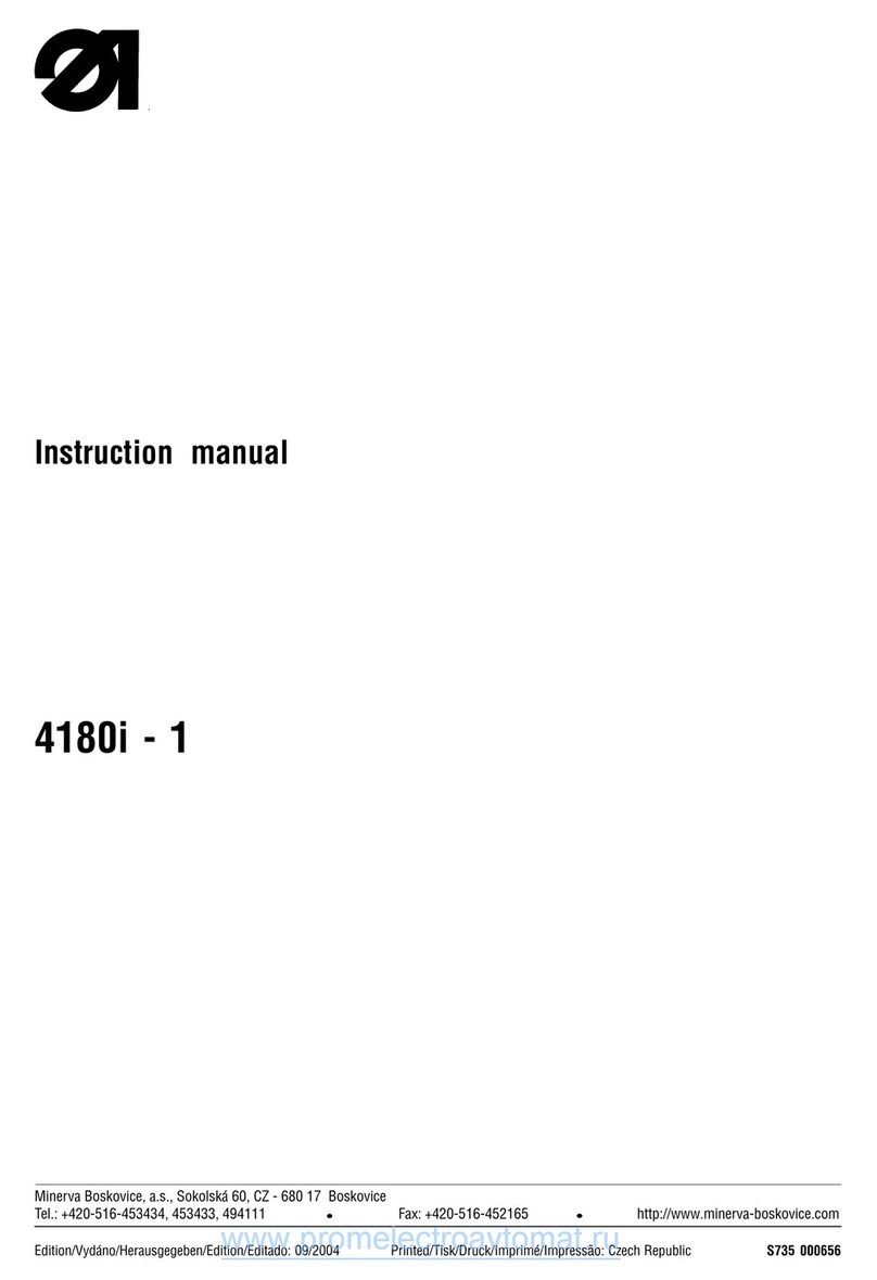 Minerva Boskovice 4180i-1 instruction manual Minerva Boskovice 4180i-1 instruction manual