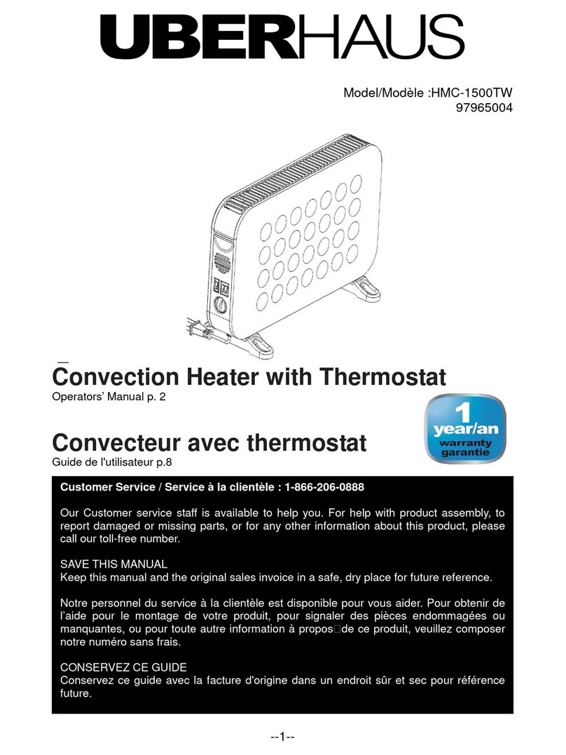 Uberhaus HMC-1500TW User manual Uberhaus HMC-1500TW User manual