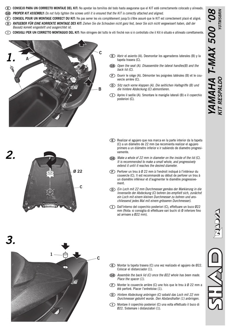 Shad Y0TM58RN User manual