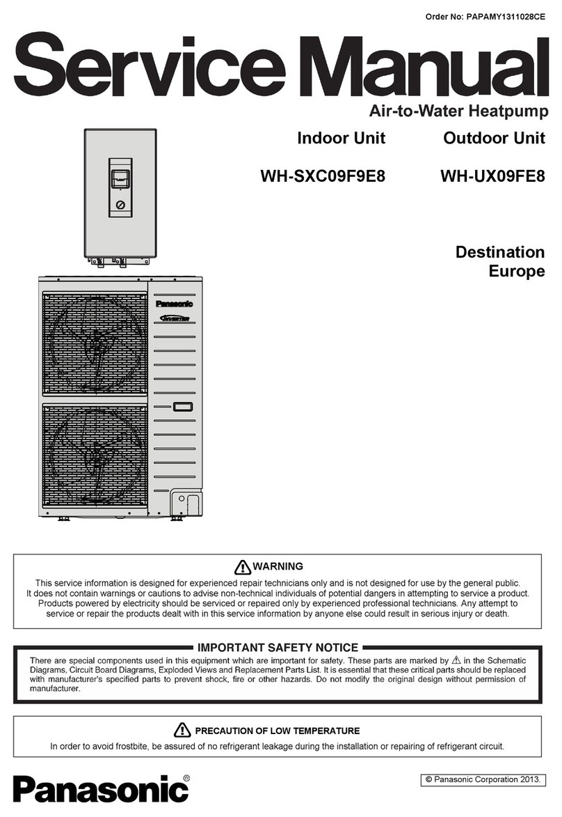 Panasonic WH-SXC09F9E8 User manual
