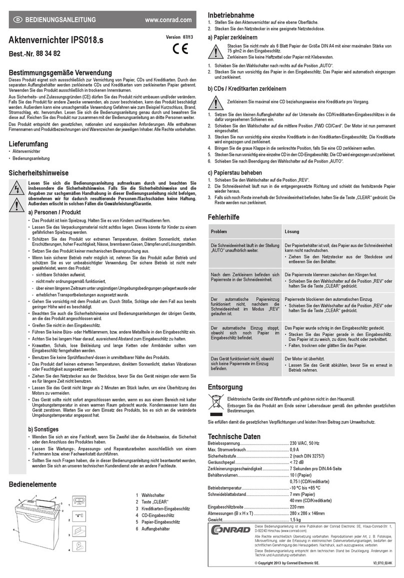 Conrad 88 34 82 User manual