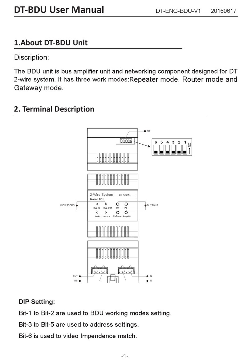 Nywint DT-BDU user manual