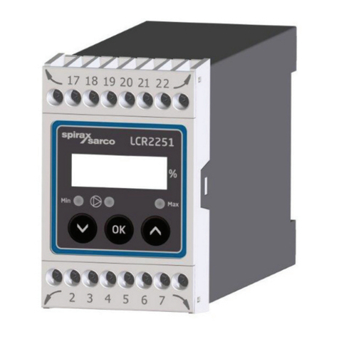 Spirax Sarco LCR2251 Installation and maintenance instructions