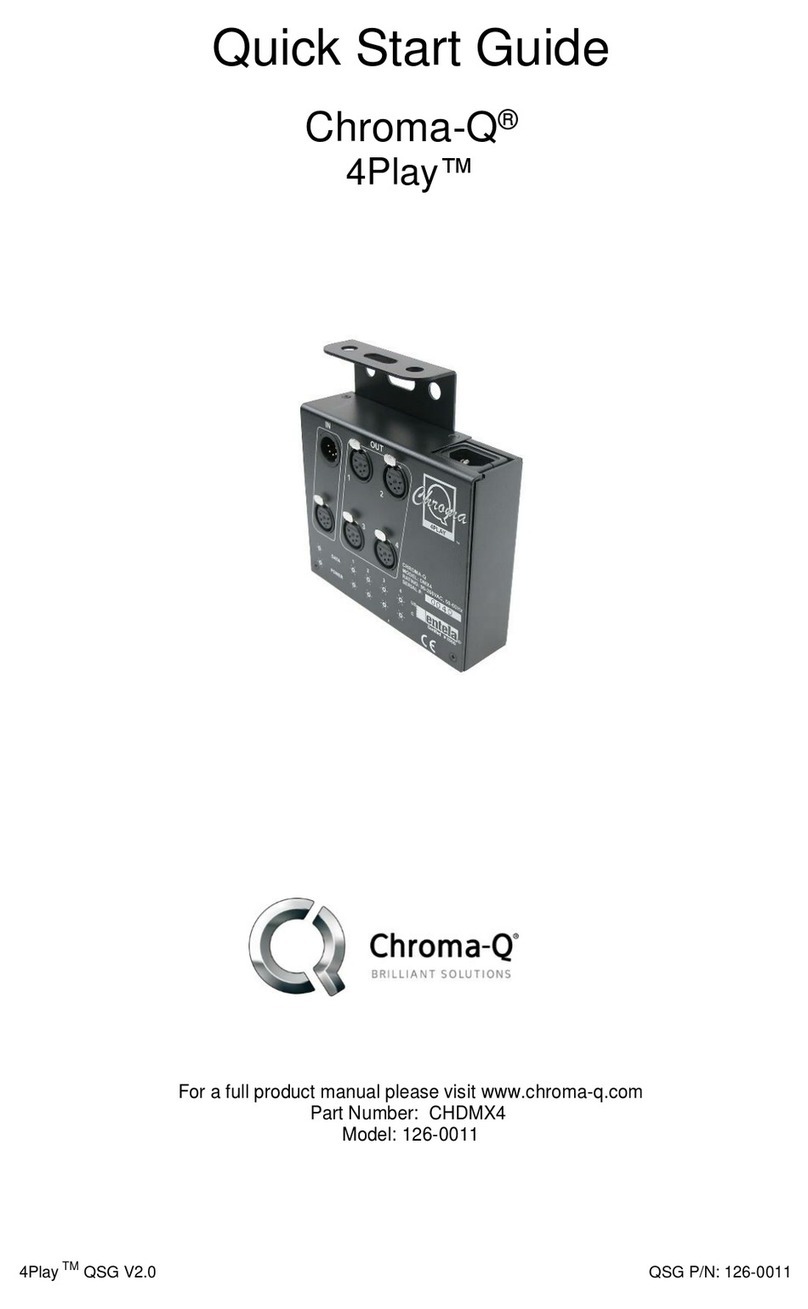 Chroma 4Play 126-0011 quick start guide