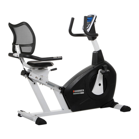 Hammer Ergometer COMFORT XTR User manual