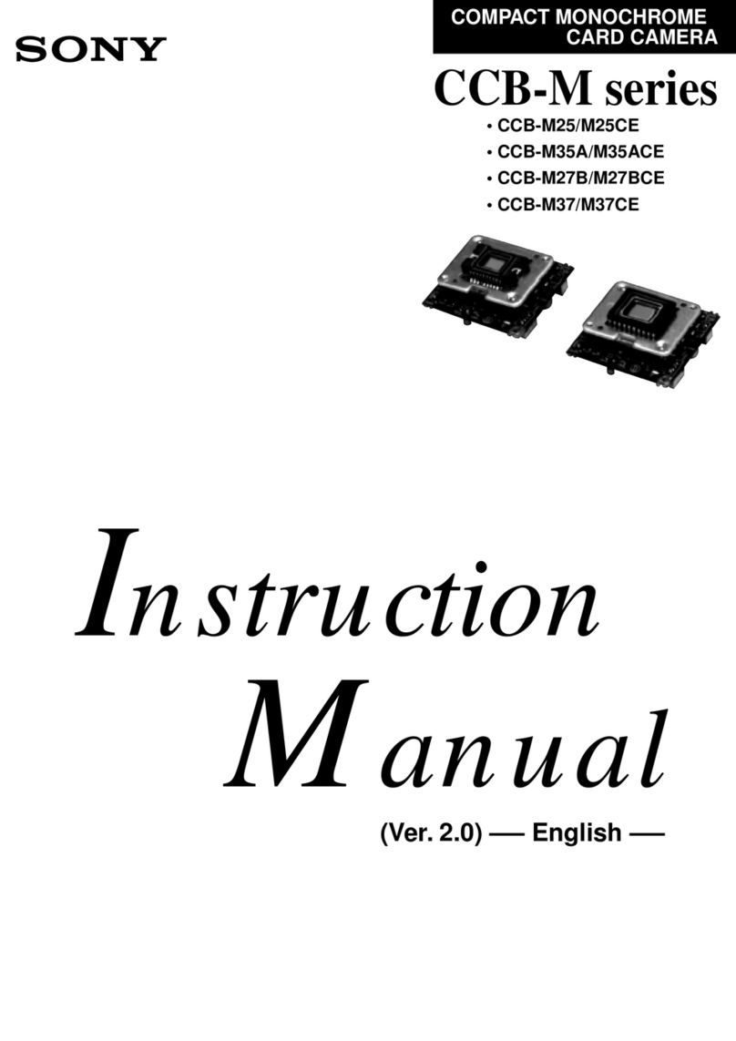 Sony CCB-M Series User manual Sony CCB-M Series User manual