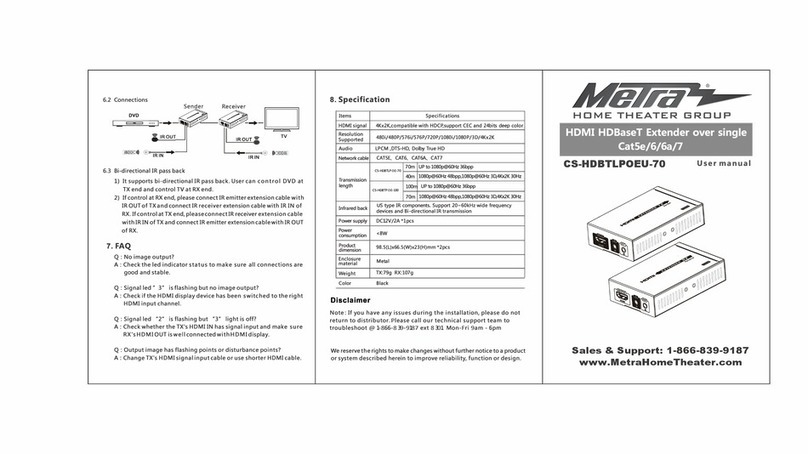 Metra Electronics CS-HDBTLPOEU-70 User manual
