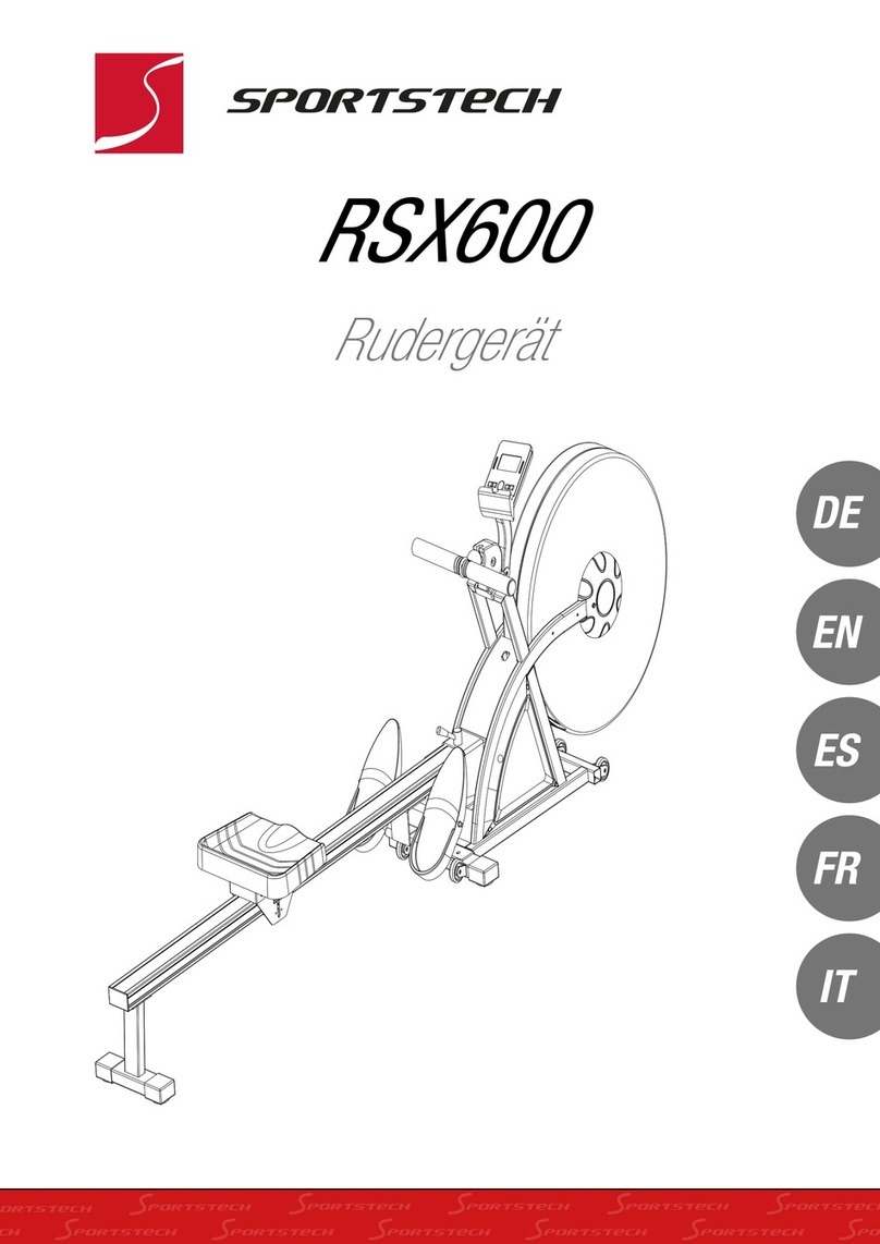 SPORTSTECH RSX 600 user manual