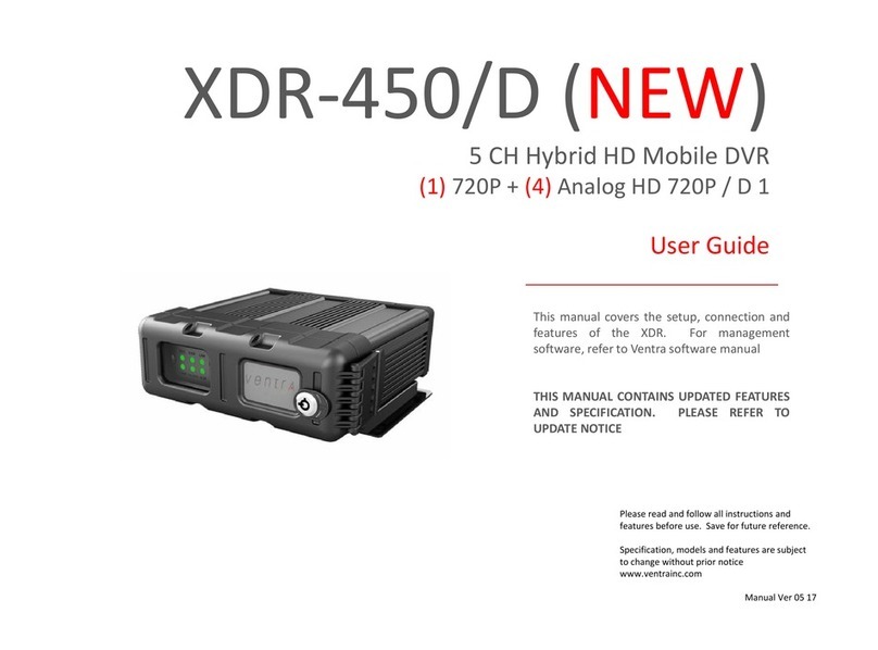 VENTRA XDR-450/D user guide