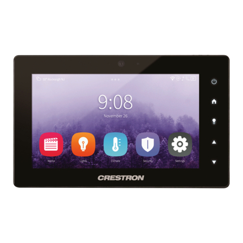 Crestron TSW-760 User manual