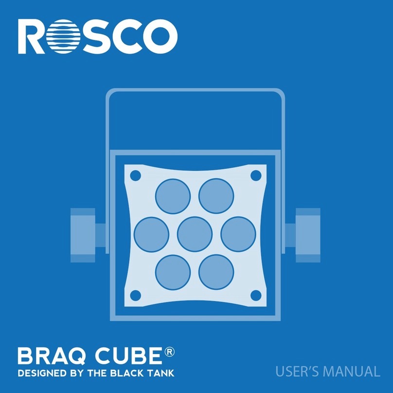 Rosco BRAQ CUBE User manual