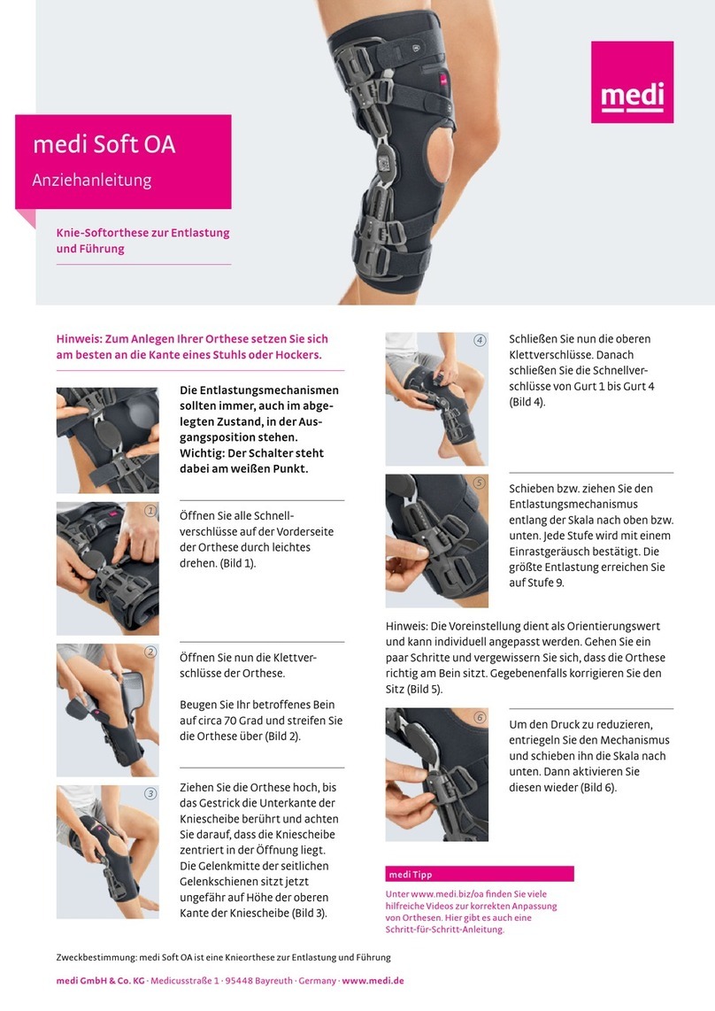 medi Soft OA Donning instructions