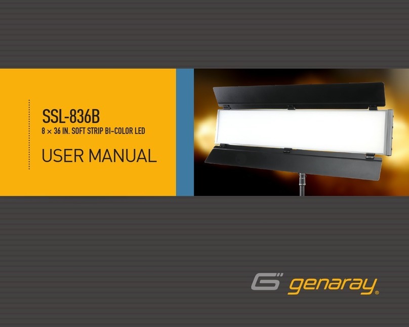 Genaray SSL-836B User manual