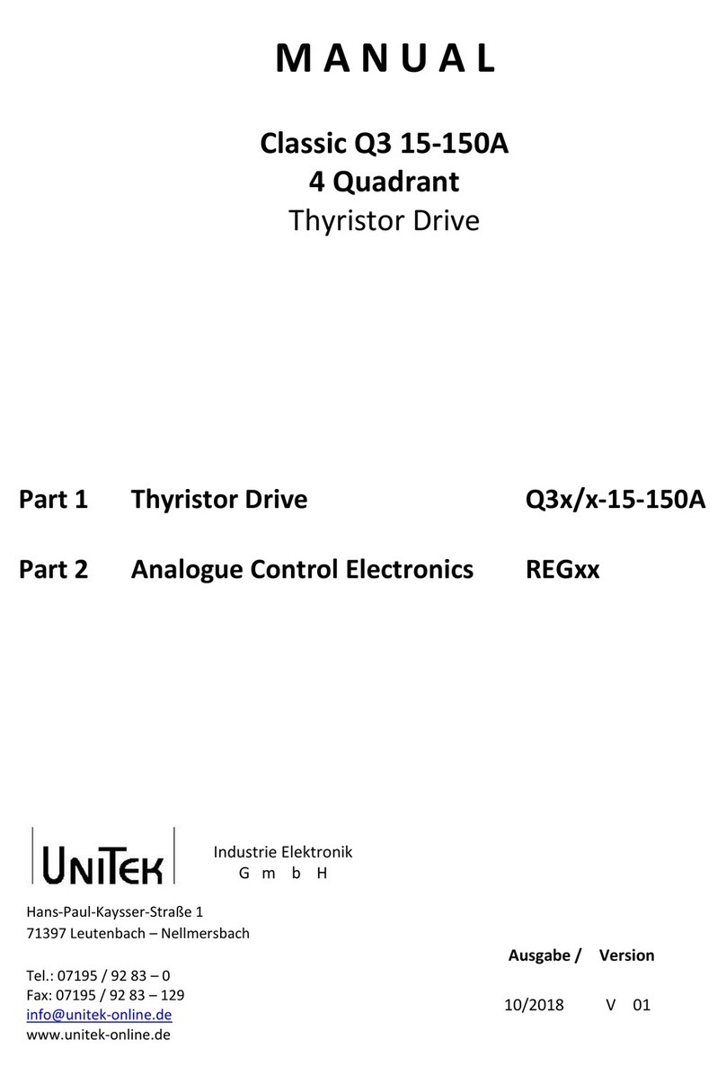 Unitek Classic Q3 15-150A 4 Quadrant manual
