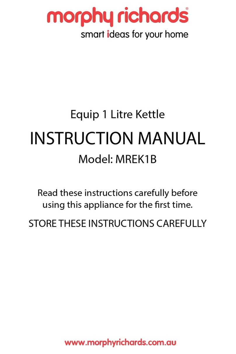 Morphy Richards Equip MREK1B instruction manual
