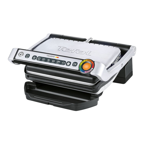 TEFAL OPTIGRILL GC702 User manual