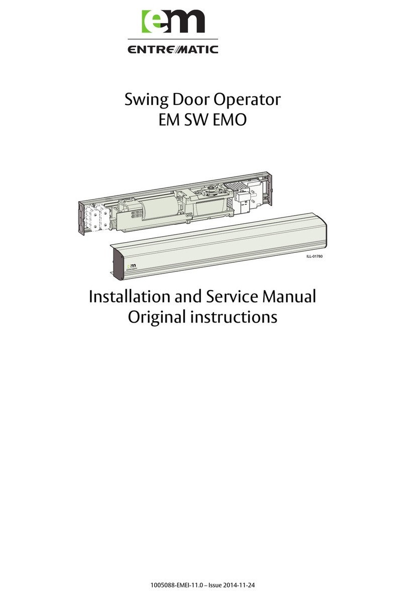 Entrematic EM SW EMO Manual