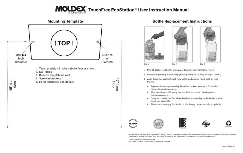 Moldex TouchFree EcoStation User instruction manual