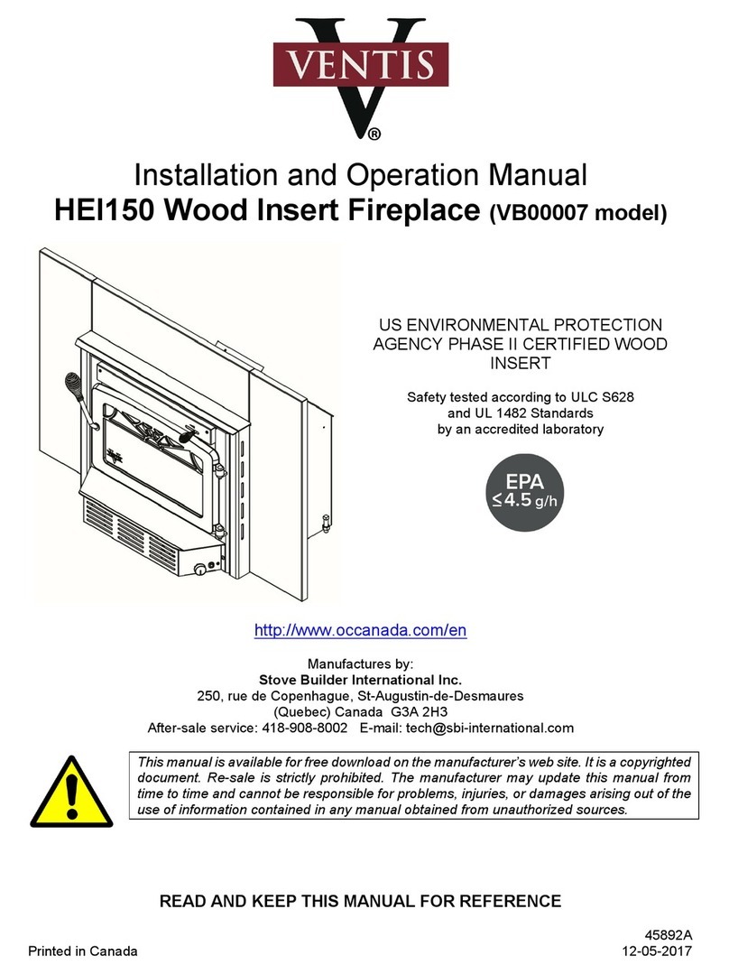 Ventis HEI150 Installation and operation manual