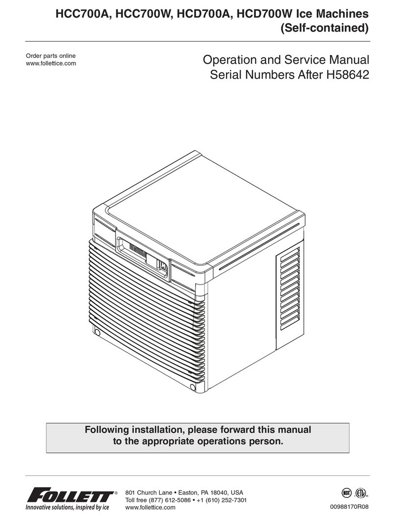 Follett H58642 Operation manual