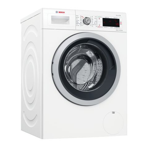 Bosch WAW28420AU Specification sheet