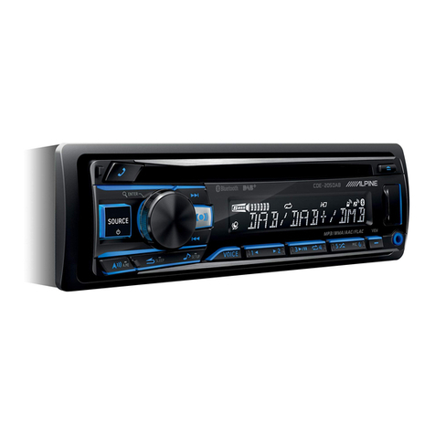 Alpine CDE-205DAB User manual